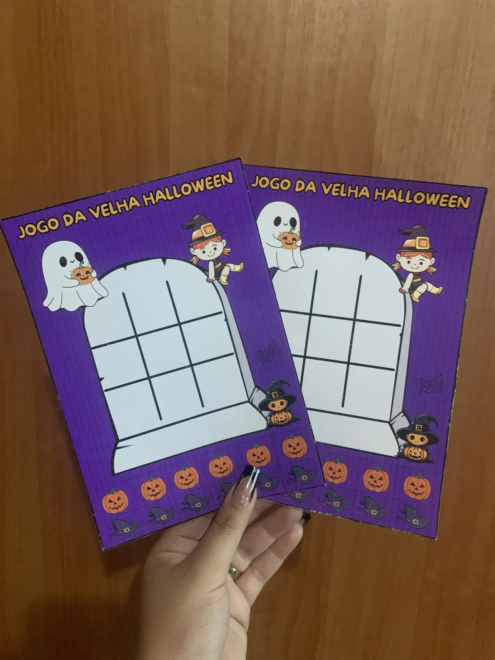 Jogo da velha halloween – Material Pedagógico — amostra 3: Uma divertida versão temática do clássico jogo da velha,…