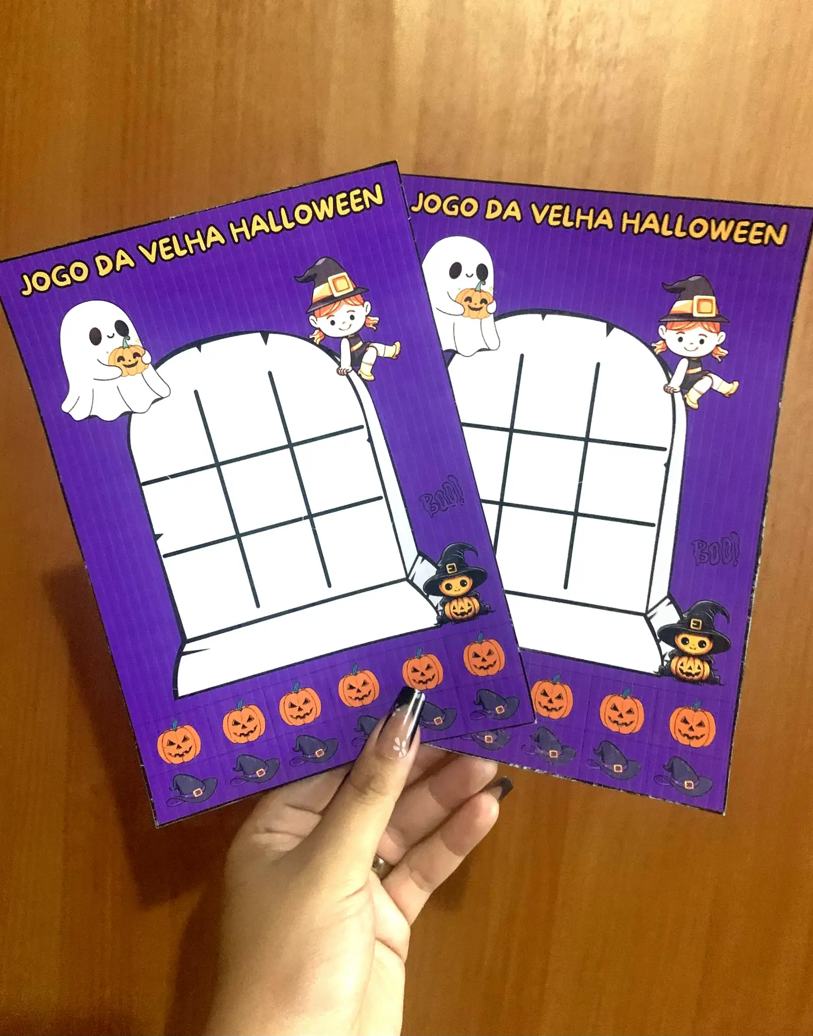 Jogo da velha halloween – Material Pedagógico — Alfabetização para Educação Infantil: Uma divertida versão temática do…