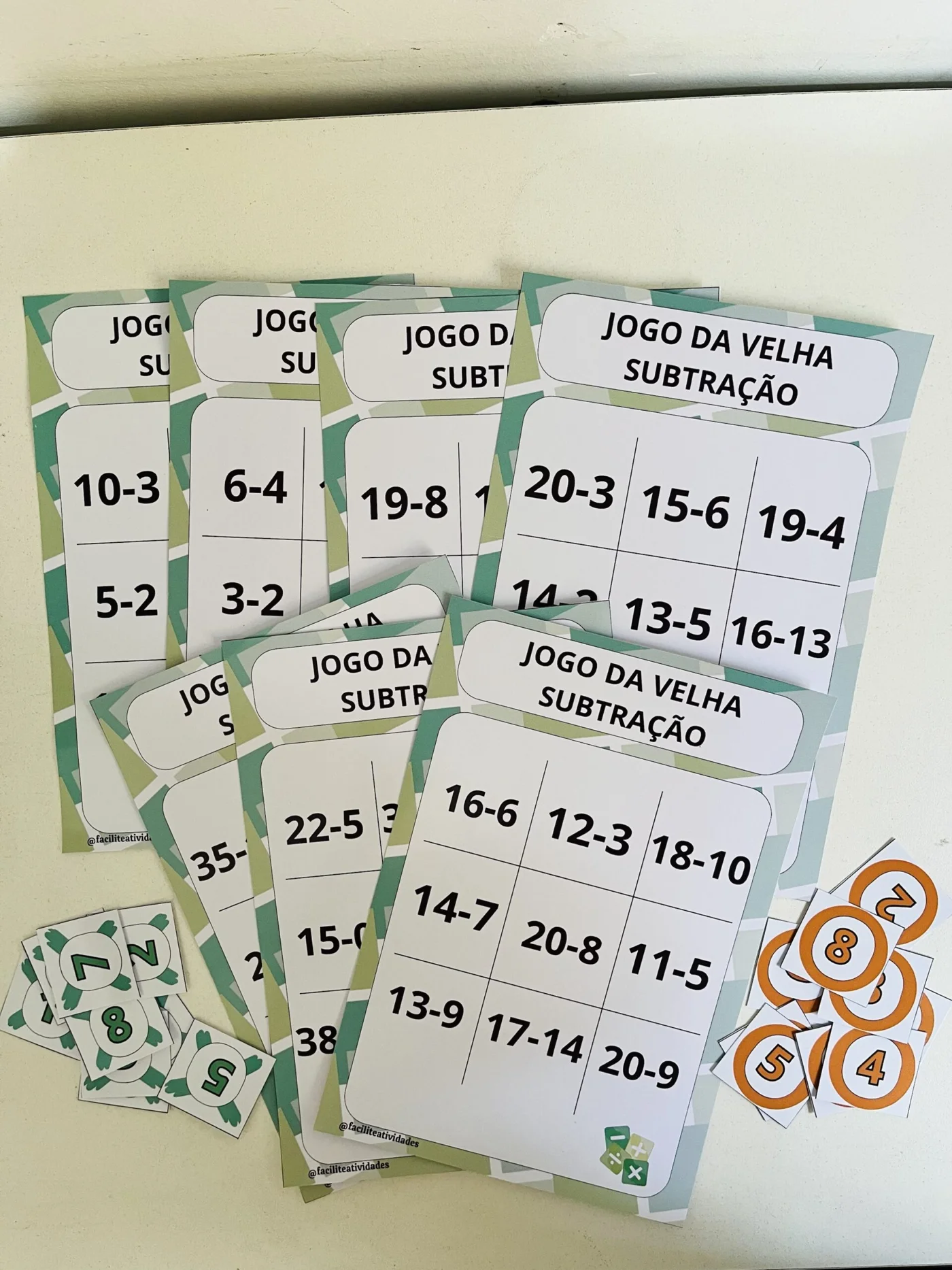 Jogo da velha subtração — amostra 3: *Jogo da velha Subtração* O Jogo da Velha da Subtração” é uma ferramenta educativa…