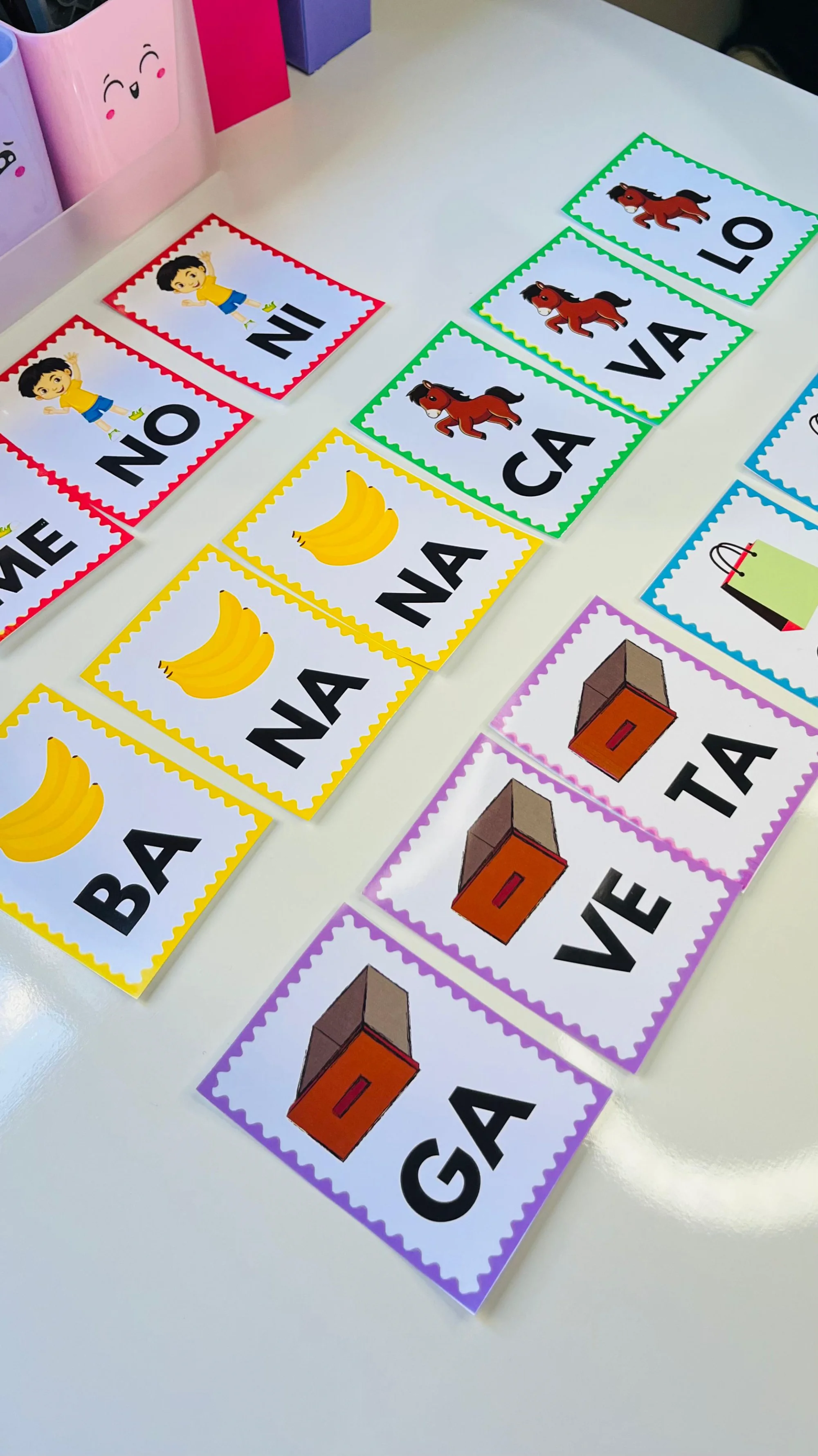 Jogo das Fichas Silábicas: Atividade Lúdica de Alfabetização Infantil — amostra 2: Como usar em sala de aula