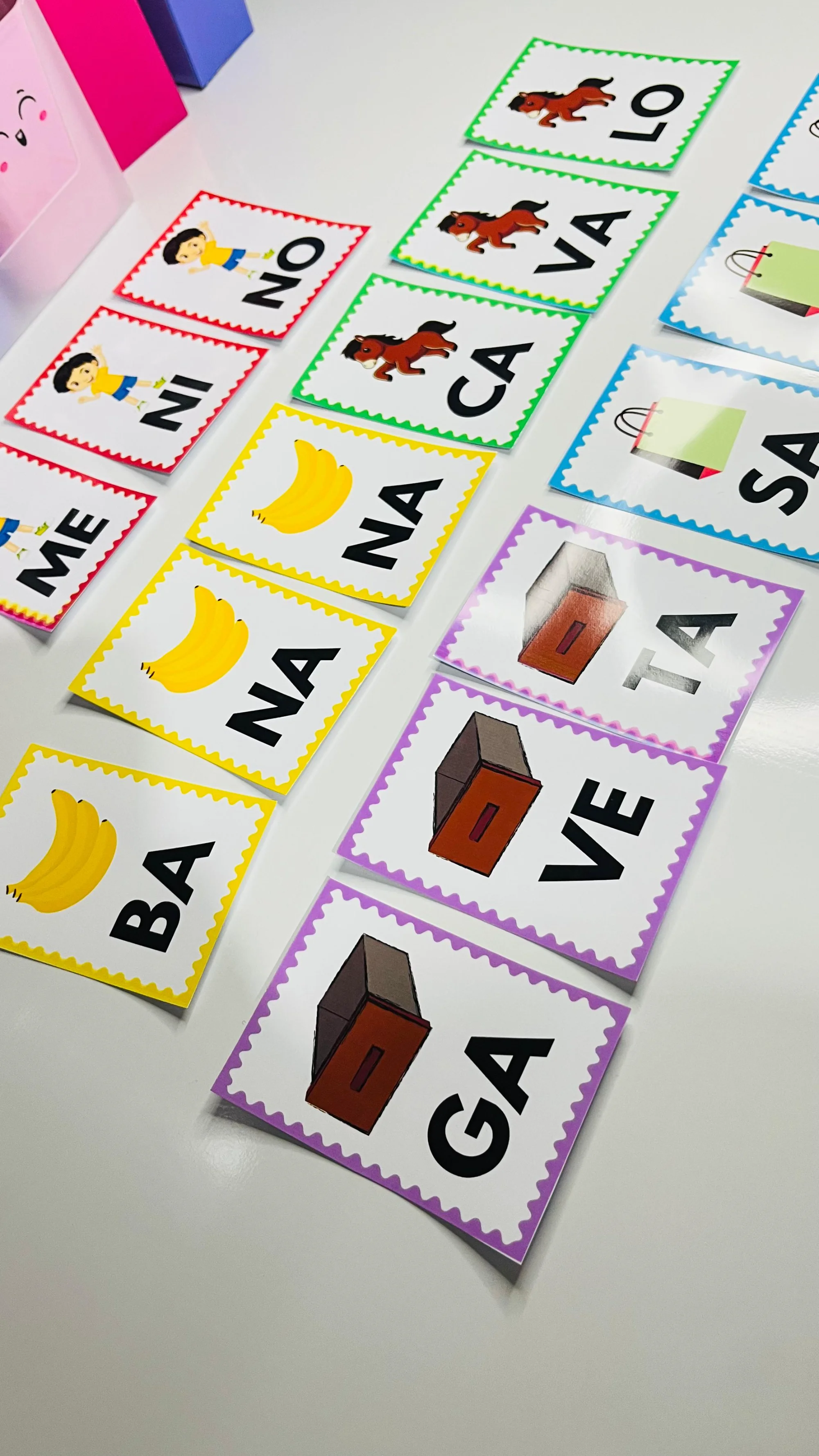 Jogo das Fichas Silábicas: Atividade Lúdica de Alfabetização Infantil — amostra 5: Jogo das Sílabas para alfabetização