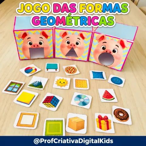 Jogo das Formas Geométricas - Matemática: Anos Iniciais — capa do material