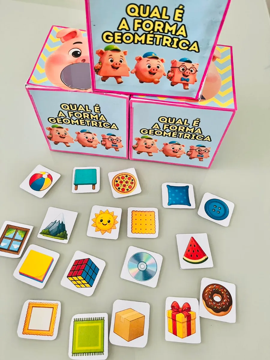 Jogo das Formas Geométricas - Matemática: Anos Iniciais — amostra 3: Esse jogo vai fazer com que seus alunos aprendam as…