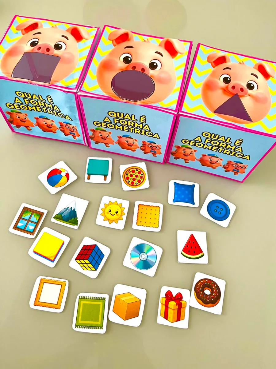 Jogo das Formas Geométricas - Matemática: Anos Iniciais — amostra 4: Esse jogo vai fazer com que seus alunos aprendam as…