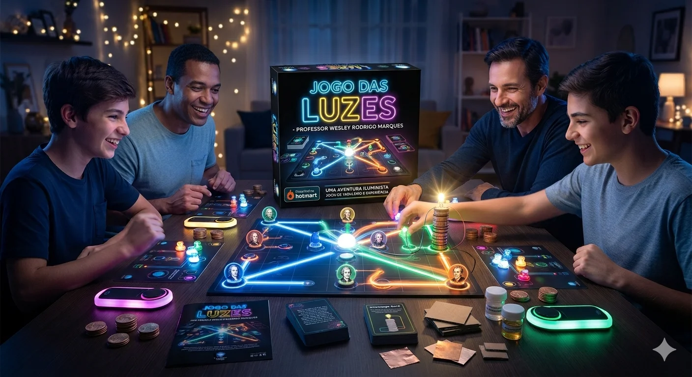JOGO DAS LUZES PARA ENSINO DO ILUMINISMO — amostra 2: Um jogo didático que transforma o estudo do Iluminismo em uma… JOGO DAS LUZES PARA ENSINO DO ILUMINISMO — amostra 2: Um jogo didático que transforma o estudo do Iluminismo em uma…