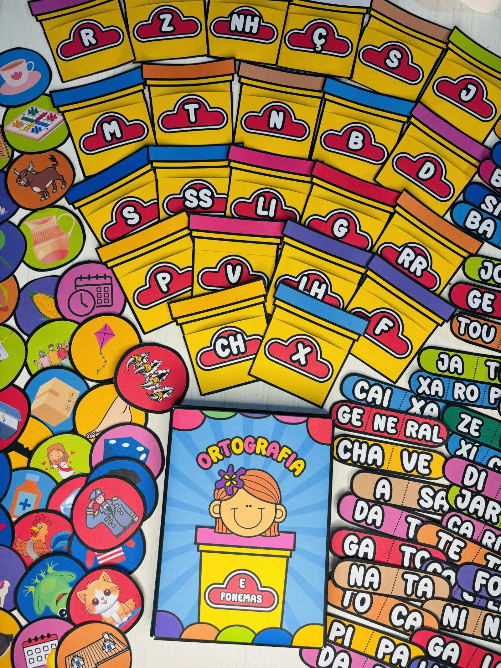 Jogo das Massinhas + Caderno de Atividades Ortografia e Fonemas — amostra 7: Aprender fonemas e ortografia pode ser muito…