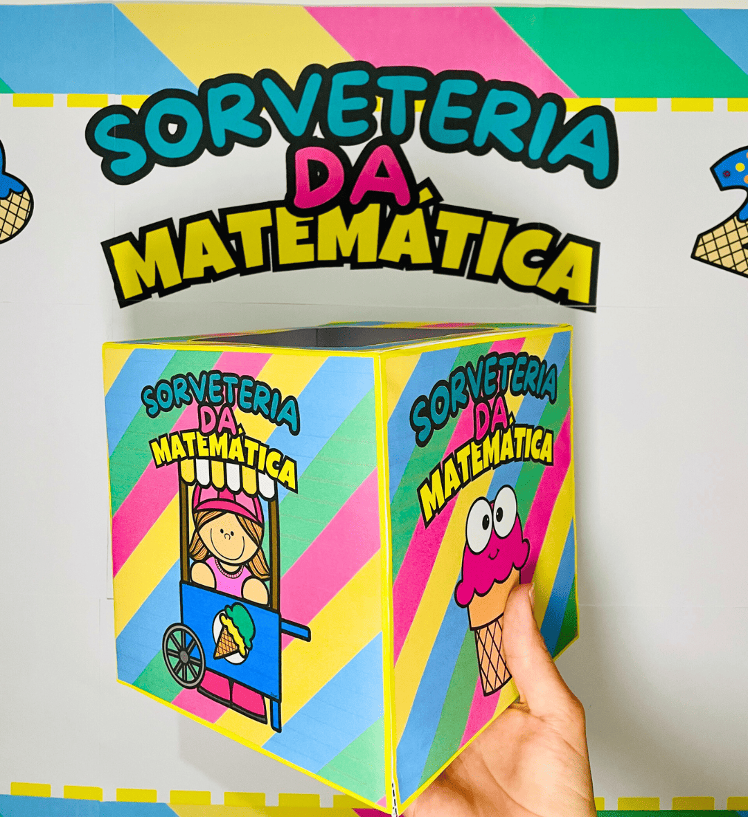Jogo das quatro operações: Sorveteria da Matemática em PDF — capa do material
