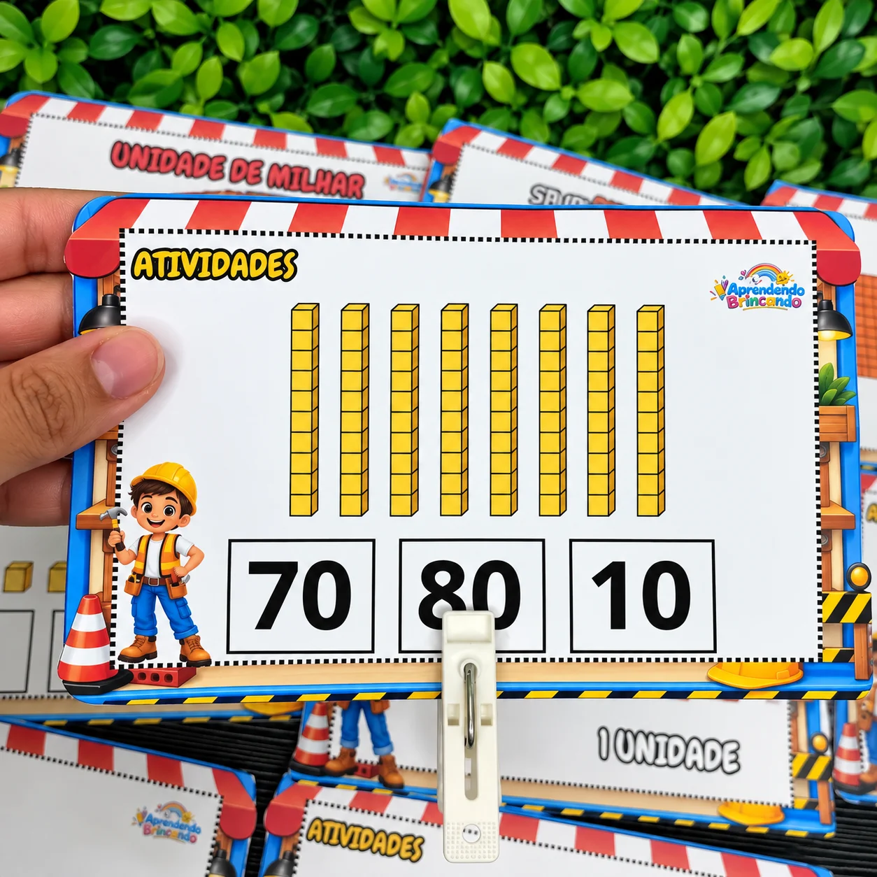 Jogo das Unidades, Dezenas, Centenas e Unidade de Milhar — Alfabetização para Educação Infantil: Recurso pedagógico…
