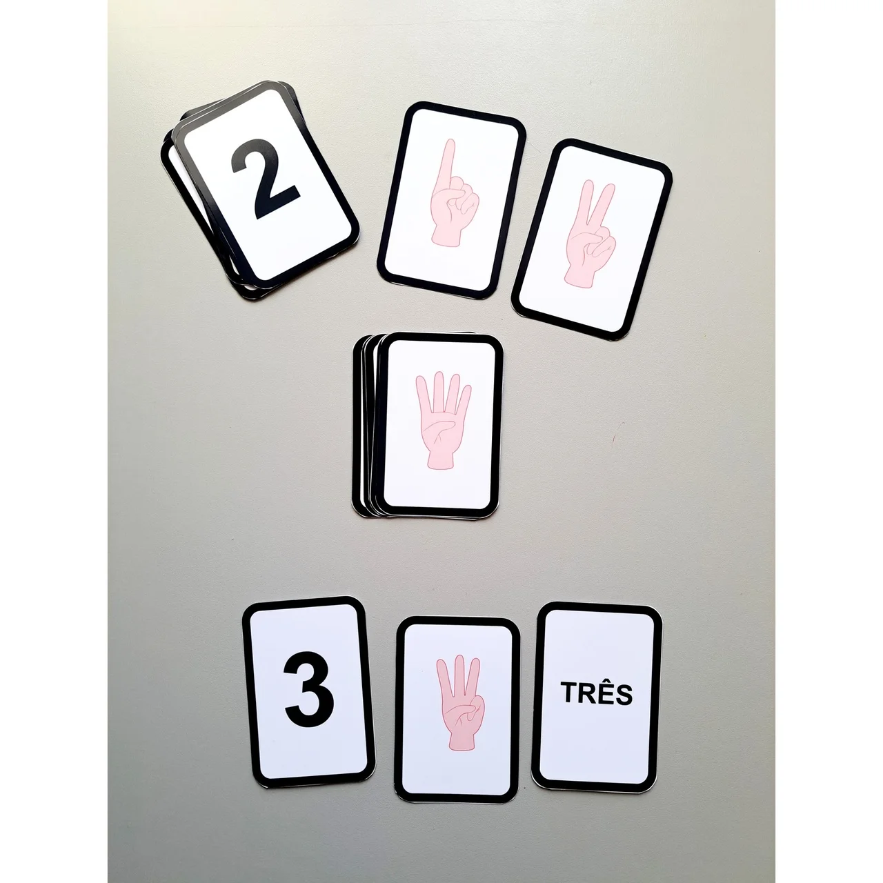 Jogo de Associação de Números e Quantidades de 0 a 10 — amostra 2: Jogo pedagógico para associar números de 0 a 10, escrita…