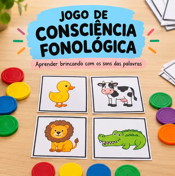 Jogo de Consciência Fonológica com Figuras para Alfabetização — amostra 3: Habilidades trabalhadas