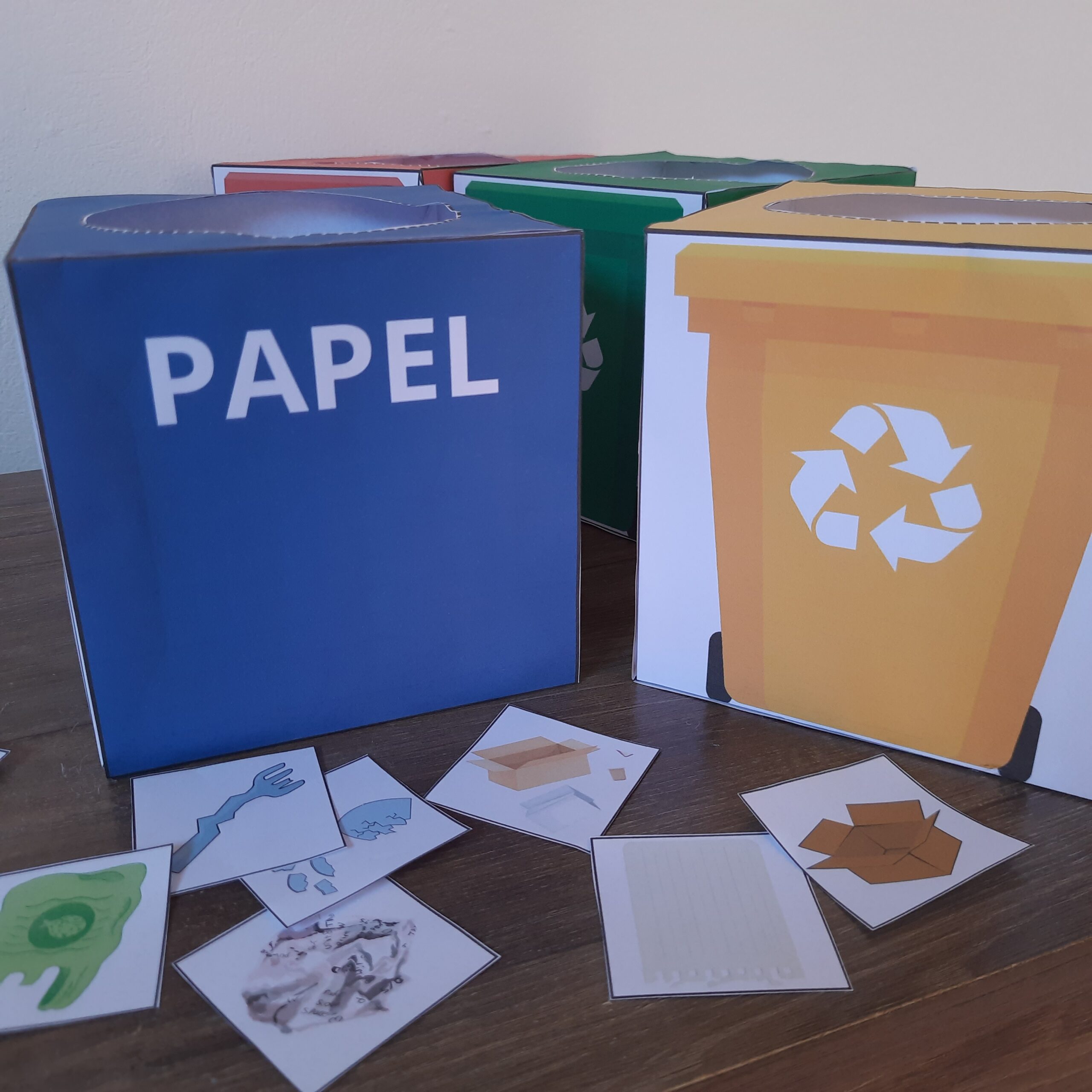 Jogo de reciclagem Cesto Certo para trabalhar a coleta seletiva — amostra 1: Jogo de reciclagem para aprender sobre coleta…