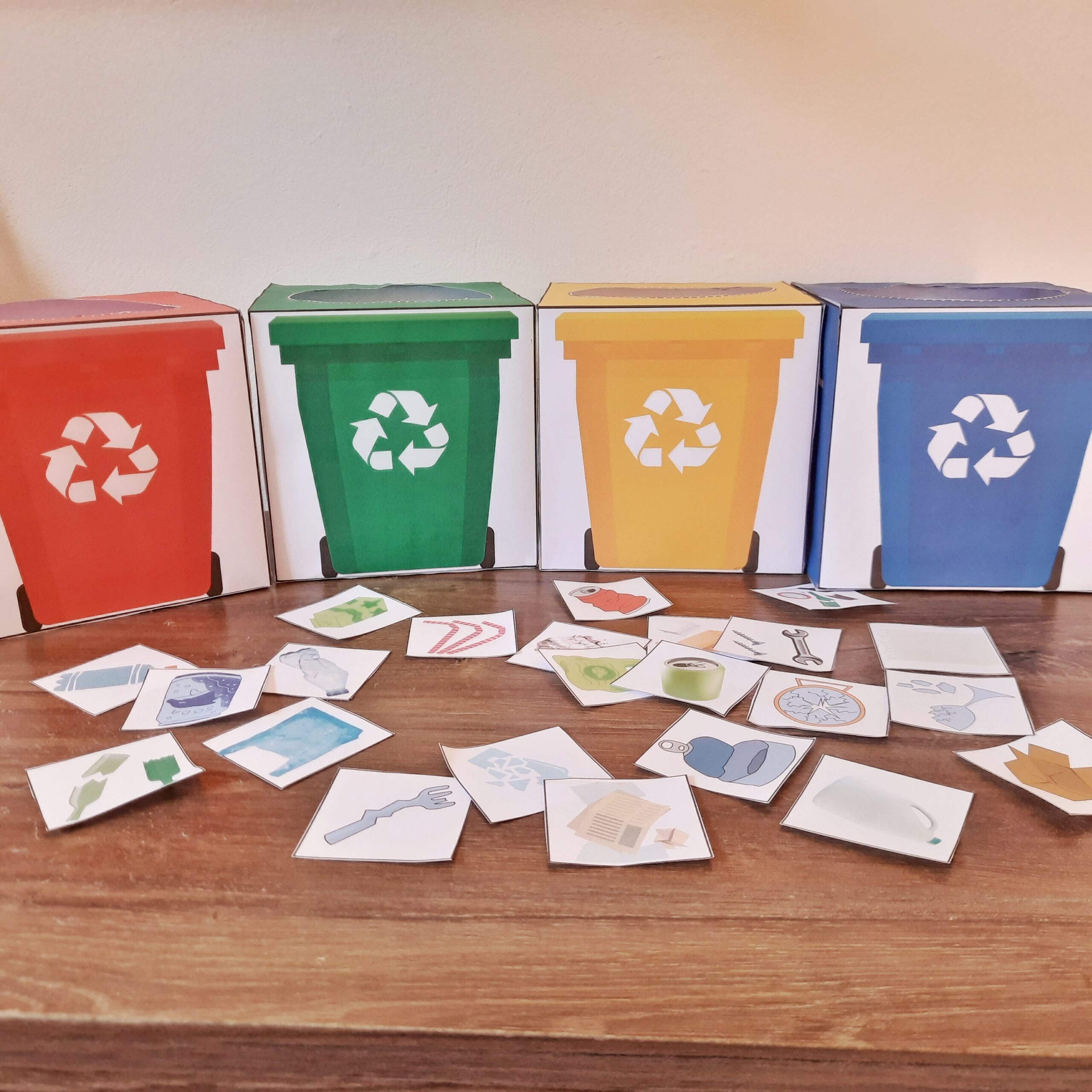 Jogo de reciclagem Cesto Certo para trabalhar a coleta seletiva — Ciências para Educação Infantil: Trabalhe a coleta…