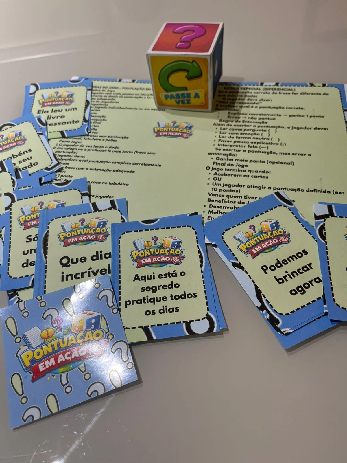 JOGO DE SINAIS DE PONTUAÇÃO- LINGUA PORTUGUESA- 3 AO 5 ANO — amostra 3: Esse é a Pontuação em Ação 🎲 Um jogo pedagógico… JOGO DE SINAIS DE PONTUAÇÃO- LINGUA PORTUGUESA- 3 AO 5 ANO — amostra 3: Esse é a Pontuação em Ação 🎲 Um jogo pedagógico…