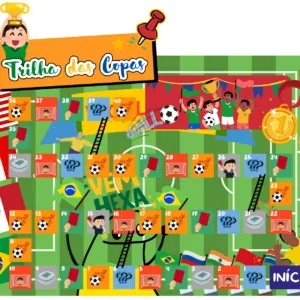 Jogo de Tabuleiro: Trilha das Copas — capa do material