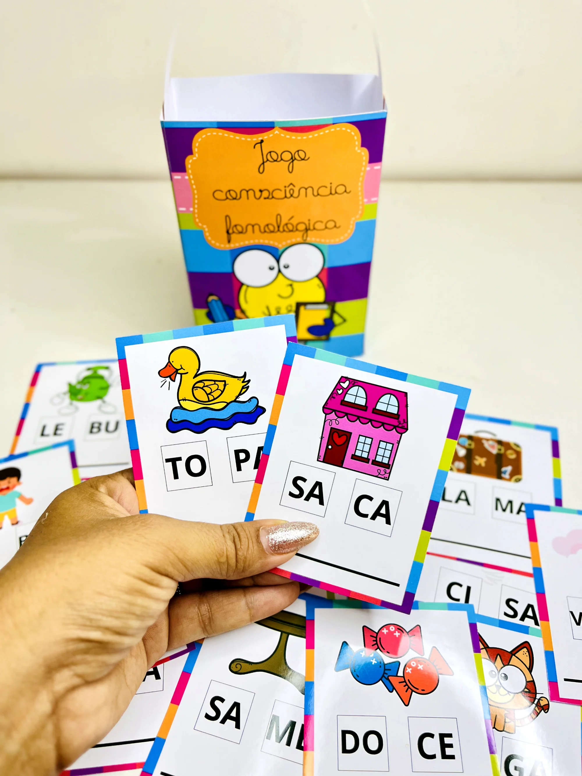Jogo Forme Palavras e Alfabetize Brincando — capa do material