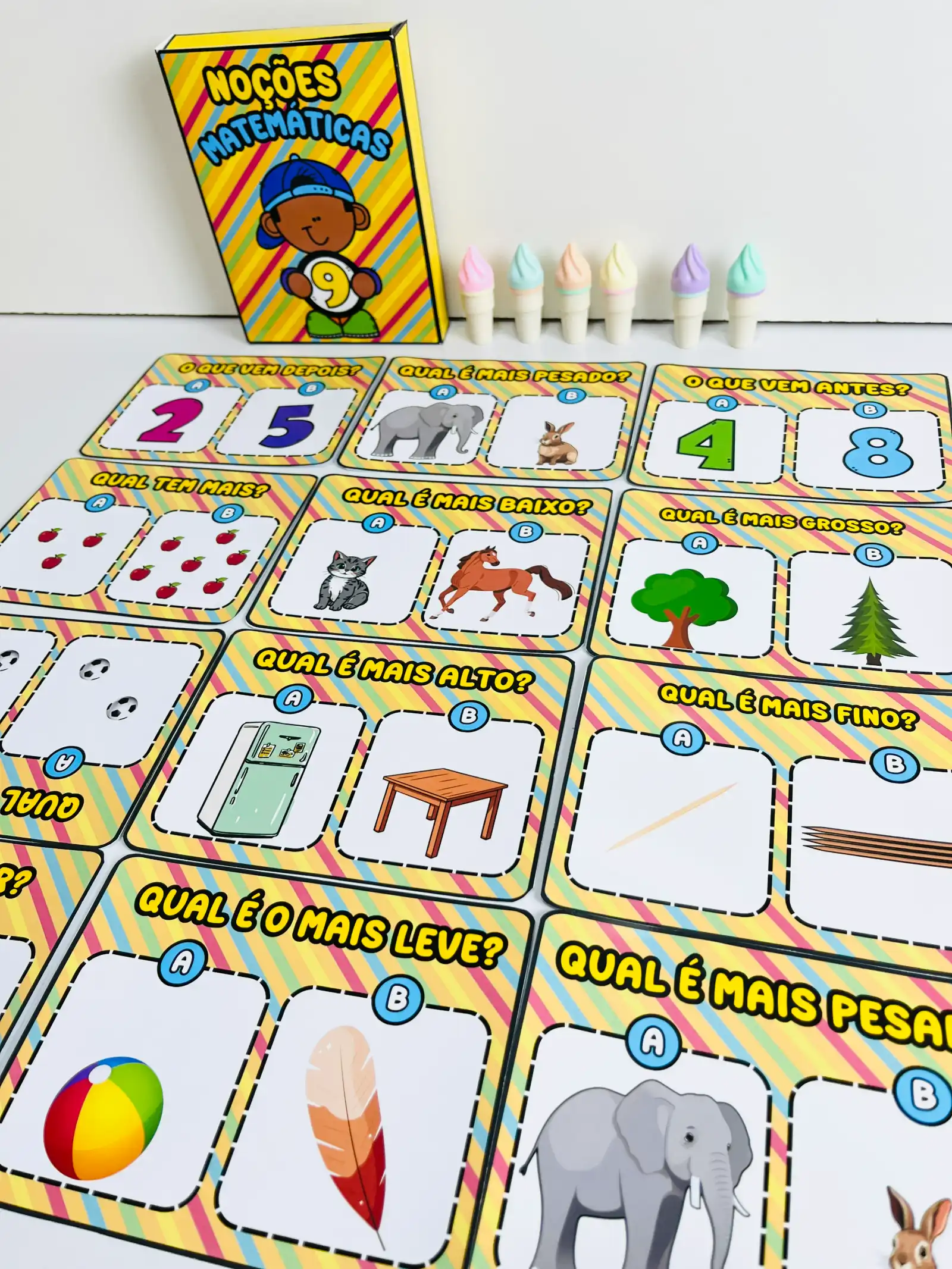 JOGO MATEMÁTICO – NOÇÕES BÁSICAS — amostra 1: Uma maneira divertida de desenvolver habilidades matemáticas enquanto as…