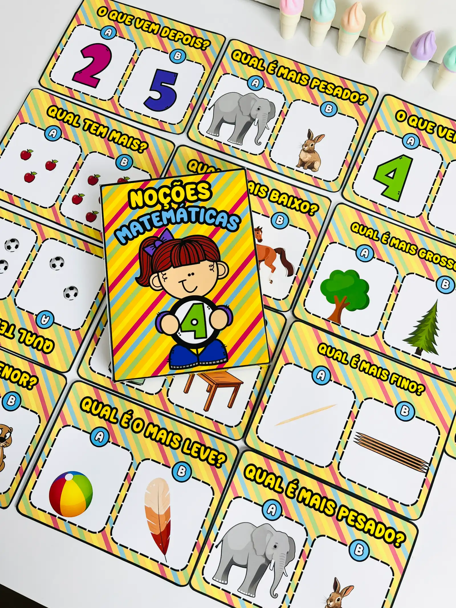 JOGO MATEMÁTICO – NOÇÕES BÁSICAS — Alfabetização para Educação Infantil: Uma maneira divertida de desenvolver habilidades…