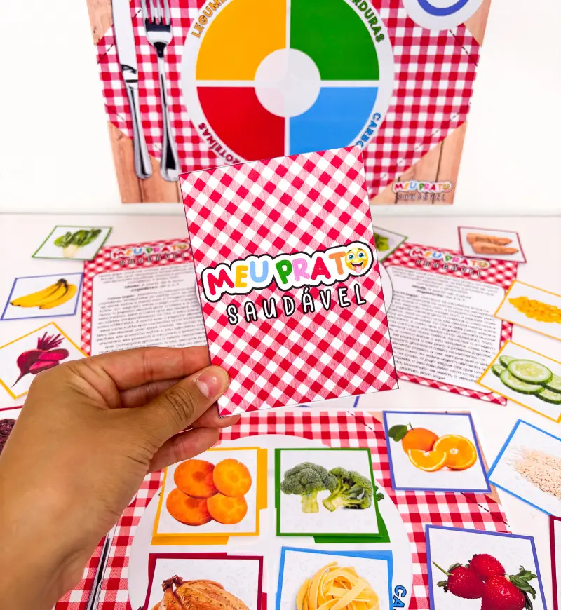 Jogo Meu Prato Saudável | Projeto alimentação Saudável PDF — amostra 2: As crianças aprendem sobre a importância de uma…