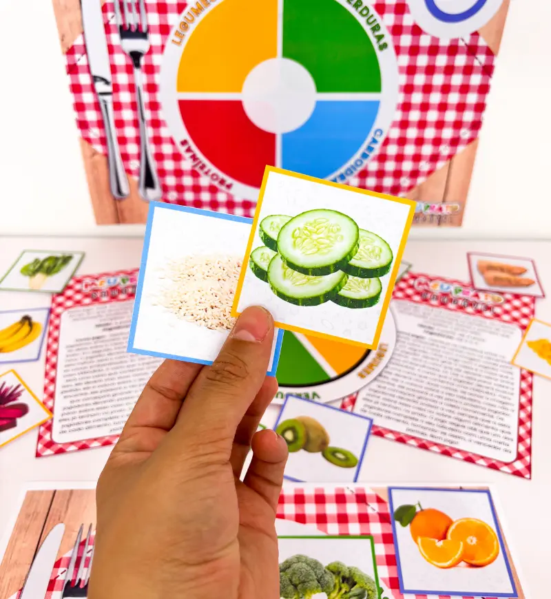 Jogo Meu Prato Saudável | Projeto alimentação Saudável PDF — amostra 3: As crianças aprendem sobre a importância de uma…
