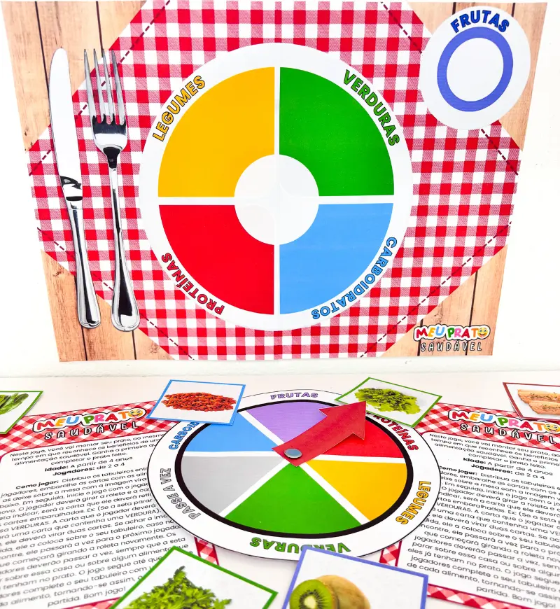 Jogo Meu Prato Saudável | Projeto alimentação Saudável PDF — amostra 4: As crianças aprendem sobre a importância de uma…