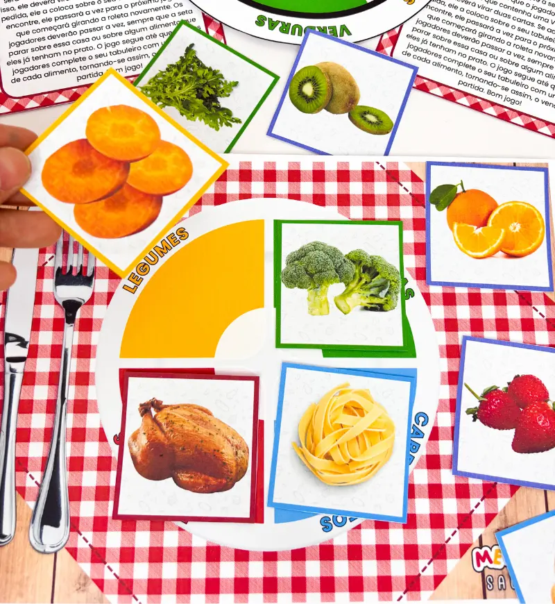 Jogo Meu Prato Saudável | Projeto alimentação Saudável PDF — amostra 5: As crianças aprendem sobre a importância de uma…