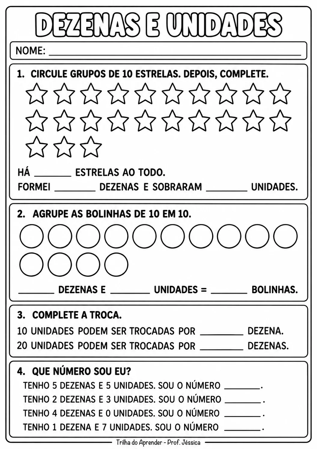 Jogo Nunca Dez – Unidades, Dezenas e Centenas | SND — amostra 4: Jogo Nunca Dez em PDF com tabuleiros, história ilustrada,…