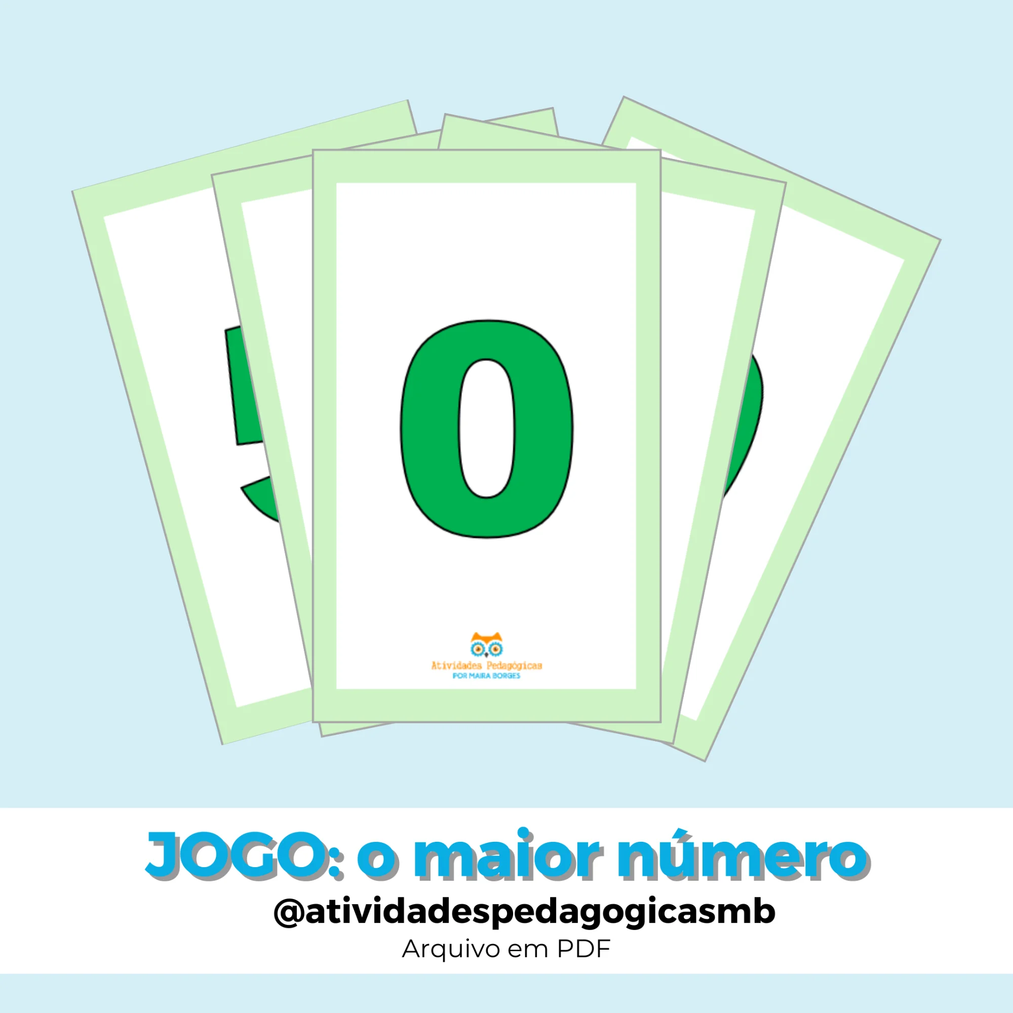 Jogo O Maior Número – Matemática 4º e 5º Ano — Jogos pedagógicos para 5º ano: Jogo matemático para formar o maior ou o…