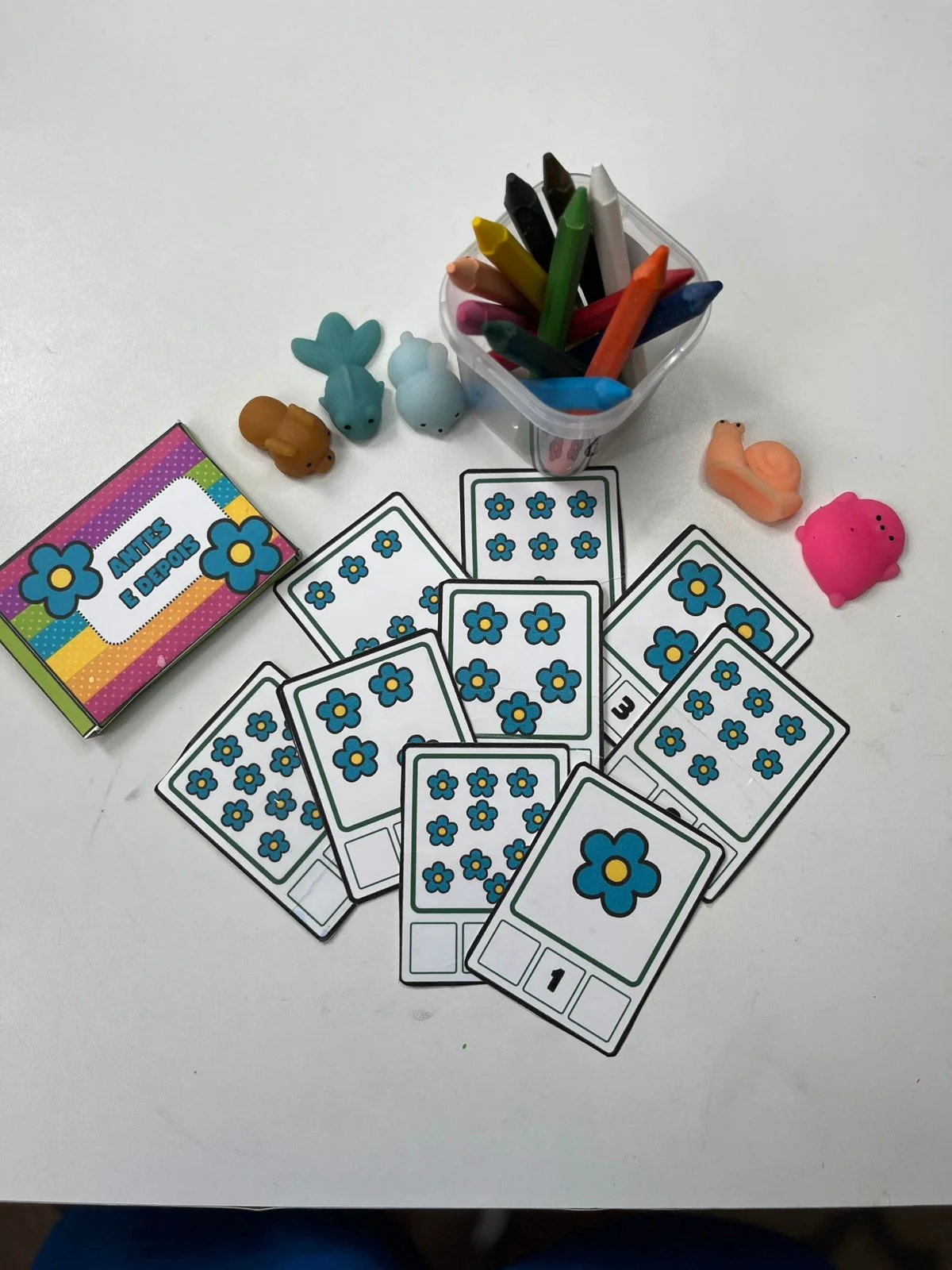 ✨ Jogo Pedagógico: Antes e Depois/Ed. Infantil | º 1ano | Reforço — amostra 4: O Antes e Depois é um jogo de cartas com…
