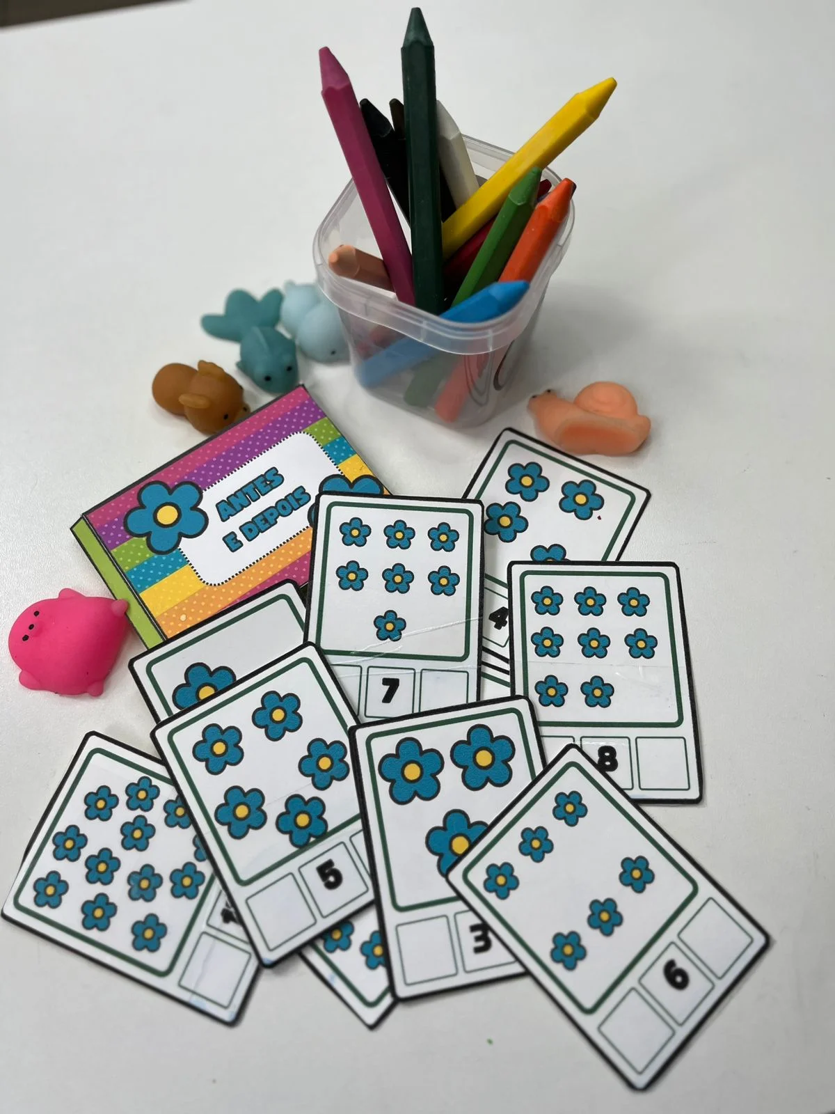 ✨ Jogo Pedagógico: Antes e Depois/Ed. Infantil | º 1ano | Reforço — amostra 5: O Antes e Depois é um jogo de cartas com…