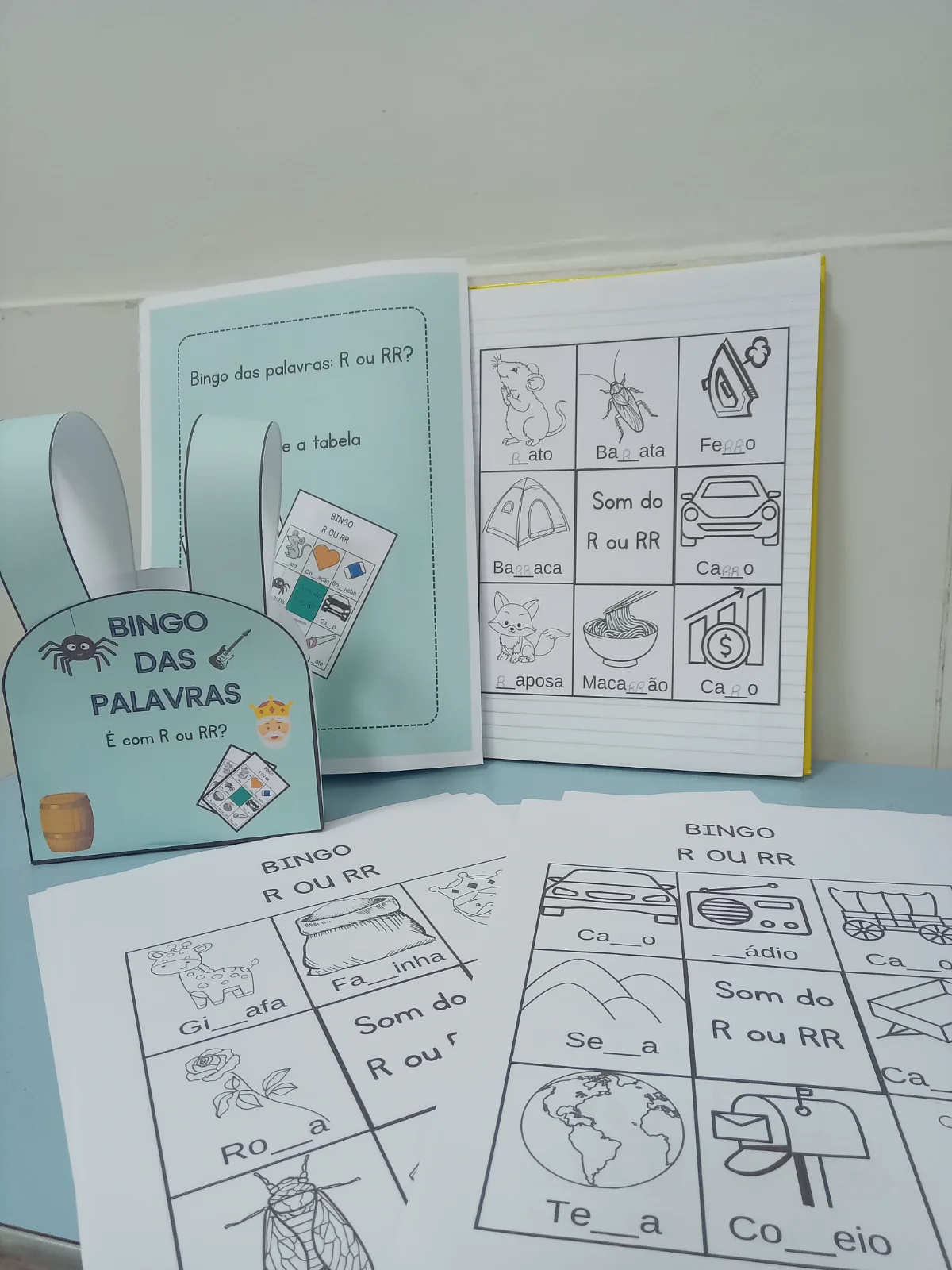 Jogo Pedagógico - Bingo da Letra R (língua portuguesa) — capa do material