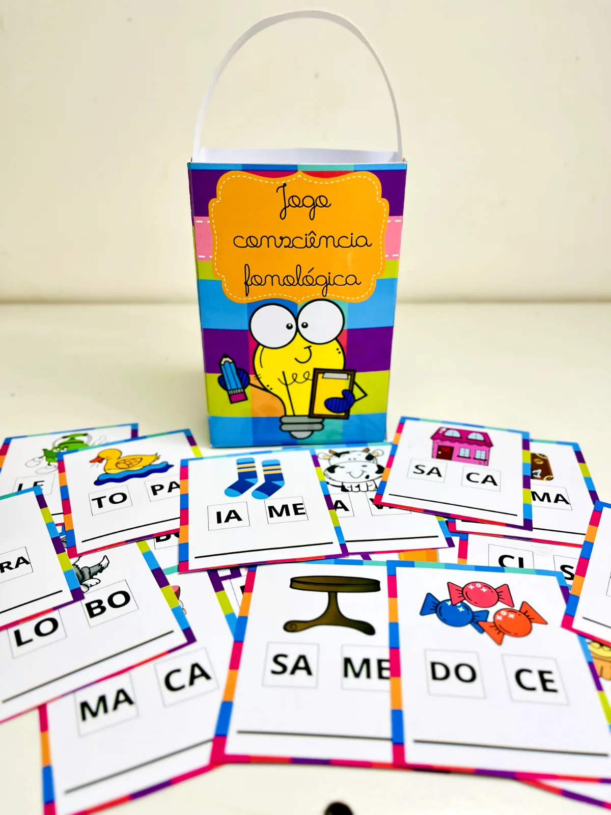 Jogo Pedagógico de Consciência Fonológica - — Datas comemorativas para Educação Infantil: O jogo ajuda no desenvolvimento…
