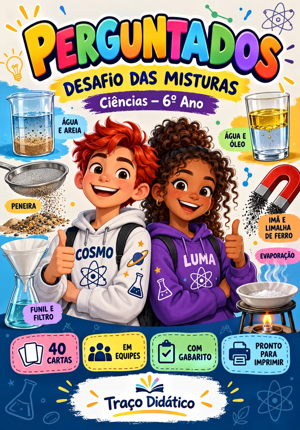 Jogo Pedagógico Desafio das Misturas (6º Ano): BNCC em PDF — Jogos pedagógicos para Fundamental II (6º–9º): Transforme suas…