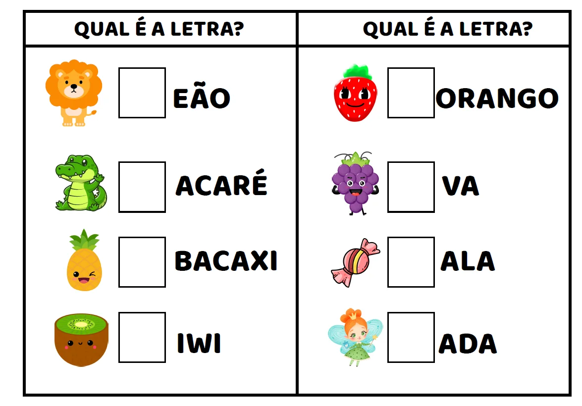 🔤 JOGO QUAL É A LETRA? - ALFABETIZAÇÃO INICIAL — amostra 4: Com o Jogo Qual é a Letra
