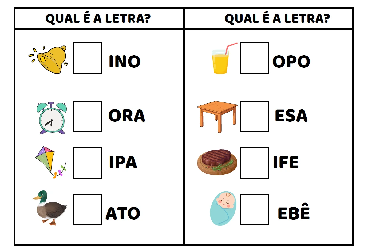 🔤 JOGO QUAL É A LETRA? - ALFABETIZAÇÃO INICIAL — amostra 5: Com o Jogo Qual é a Letra