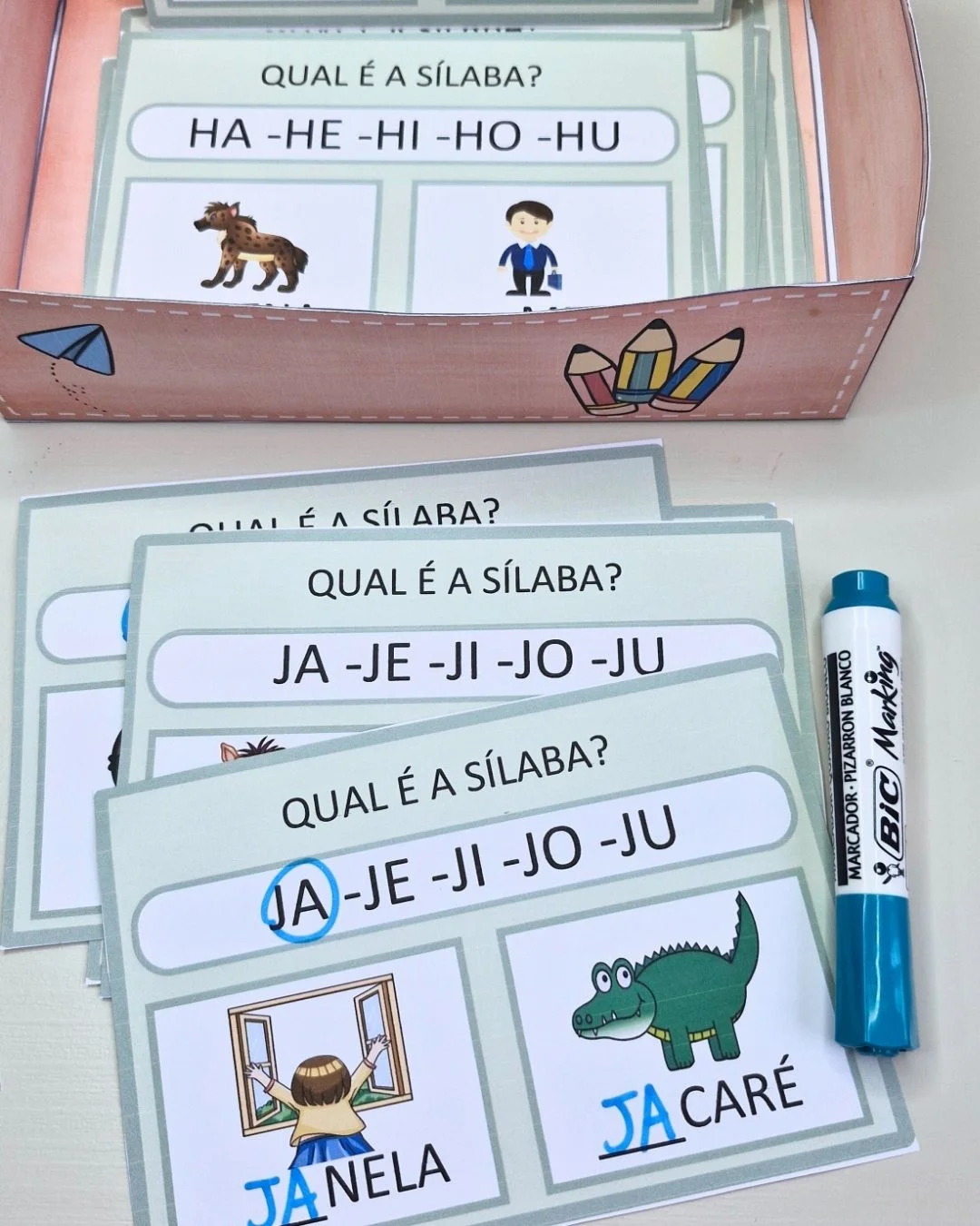 Jogo Qual é a Sílaba? – Alfabetização com Sílabas Simples — amostra 4: O Jogo Qual é a Sílaba