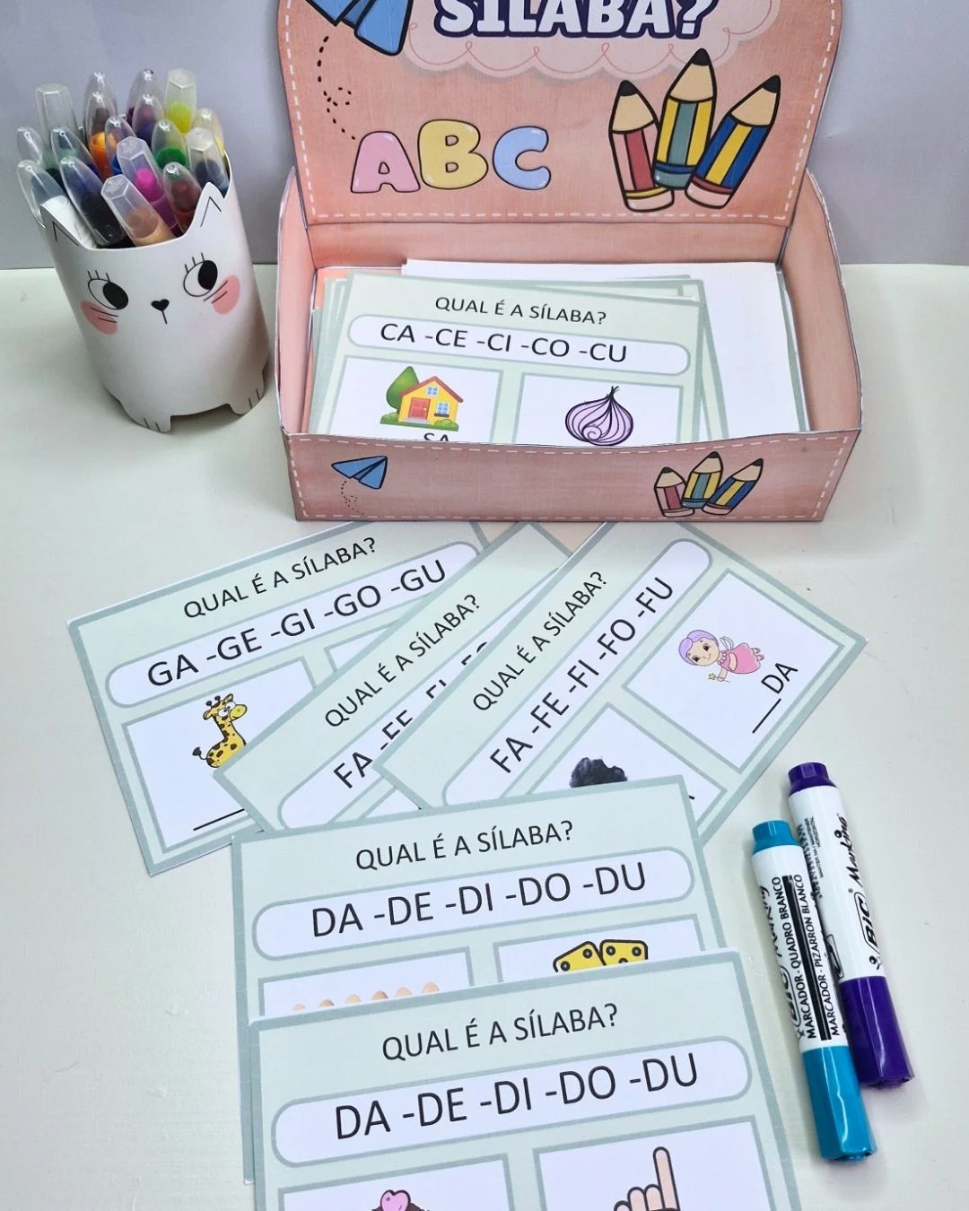 Jogo Qual é a Sílaba? – Alfabetização com Sílabas Simples — amostra 6: O Jogo Qual é a Sílaba