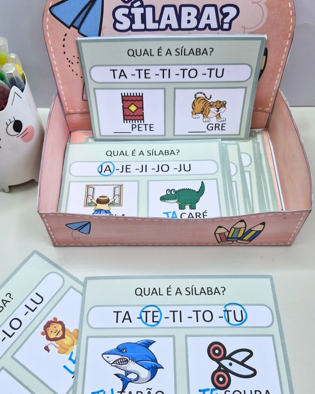 Jogo Qual é a Sílaba? – Alfabetização com Sílabas Simples — Alfabetização para Educação Infantil: O Jogo Qual é a Sílaba