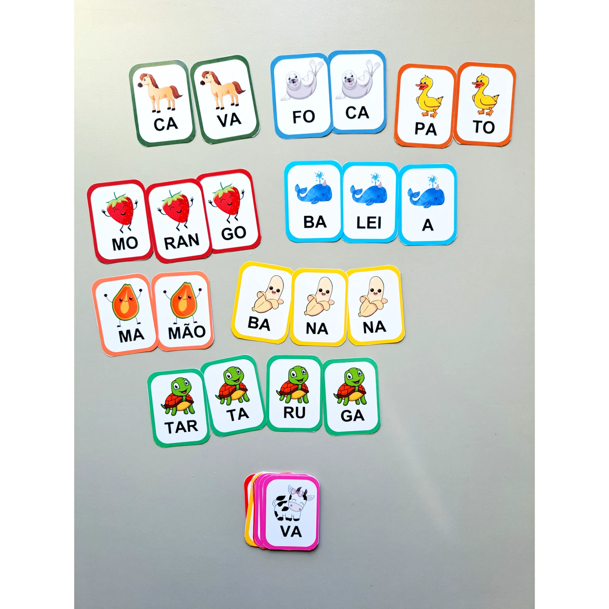 🌈 JOGO SEPARAÇÃO DE SÍLABAS - ALFABETIZAÇÃO INICIAL — amostra 3: Com o Jogo Separação de Sílabas , a criança observa a…