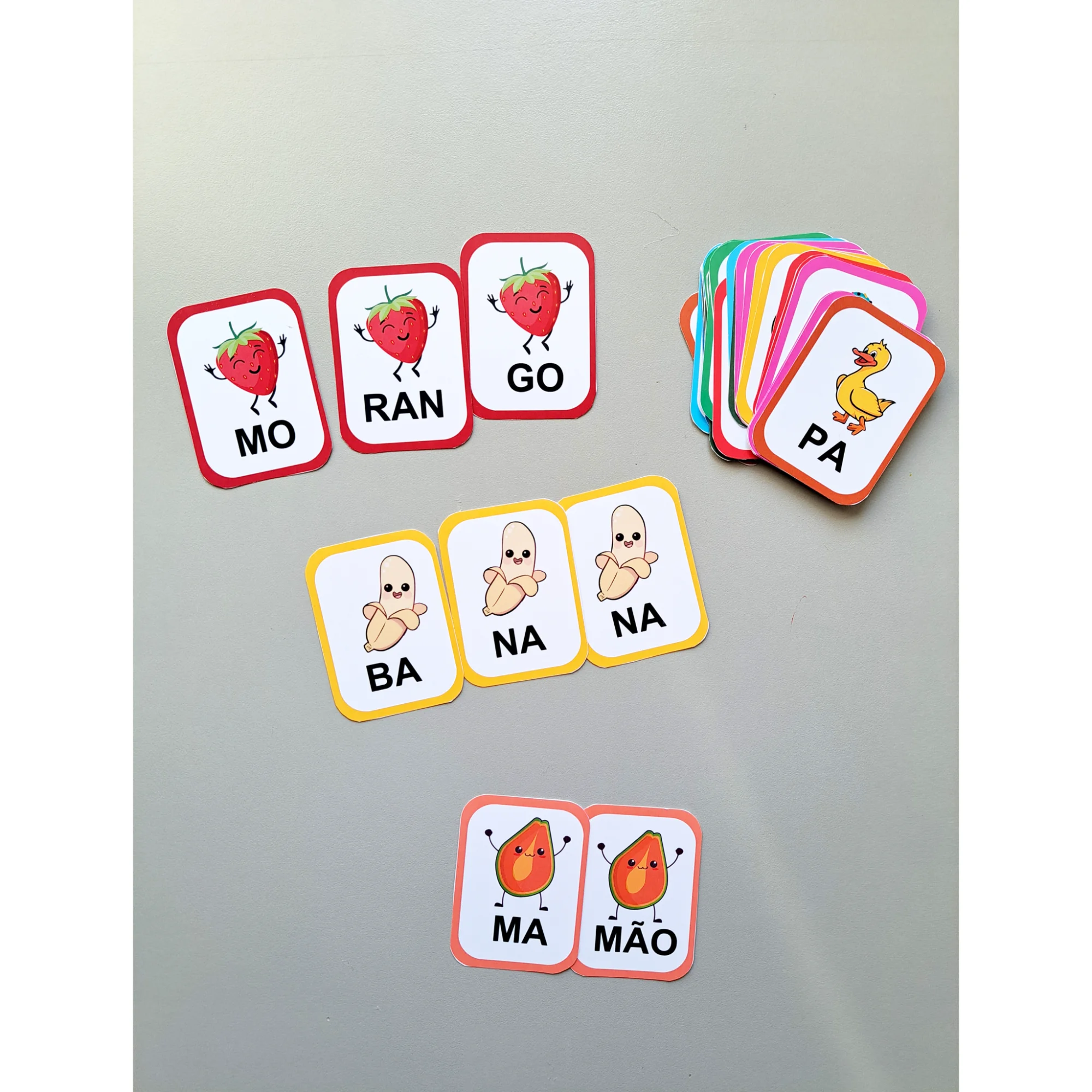 🌈 JOGO SEPARAÇÃO DE SÍLABAS - ALFABETIZAÇÃO INICIAL — amostra 4: Com o Jogo Separação de Sílabas , a criança observa a…