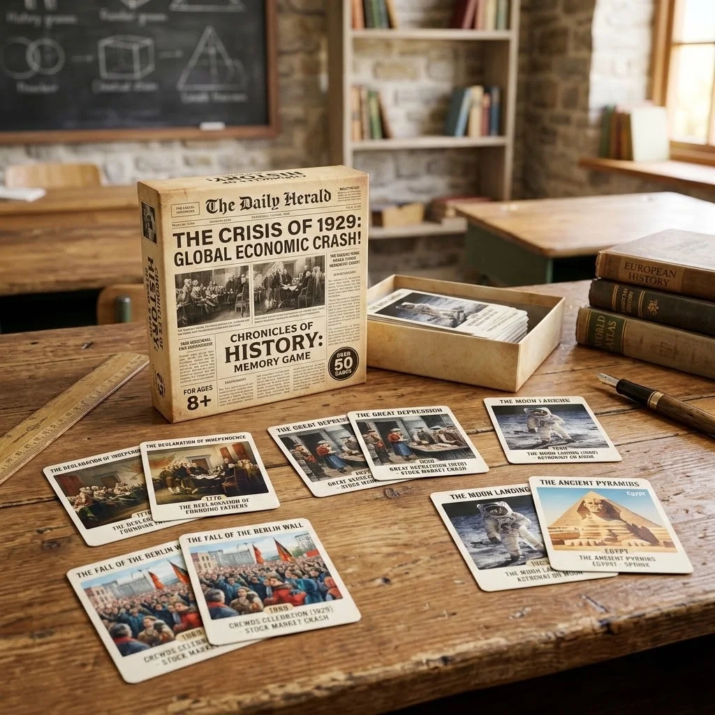 Jogos de memória- coleção com 60 jogos prontos — amostra 1: Coleção de jogos da memória focados em História, incluindo…