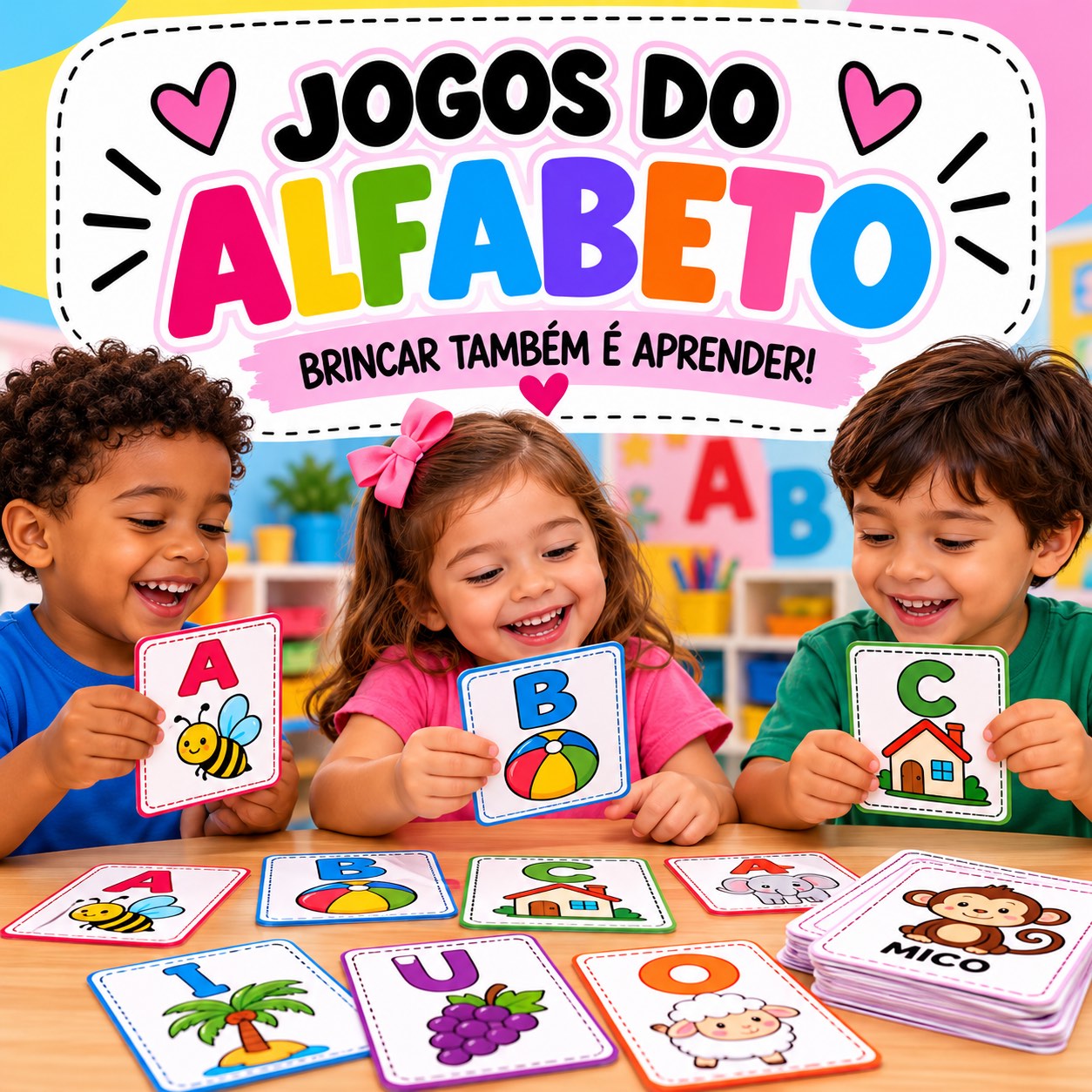 Jogos - Memória do Alfabeto e Baralho do Alfabeto — amostra 4: Transforme o processo de alfabetização em um momento…