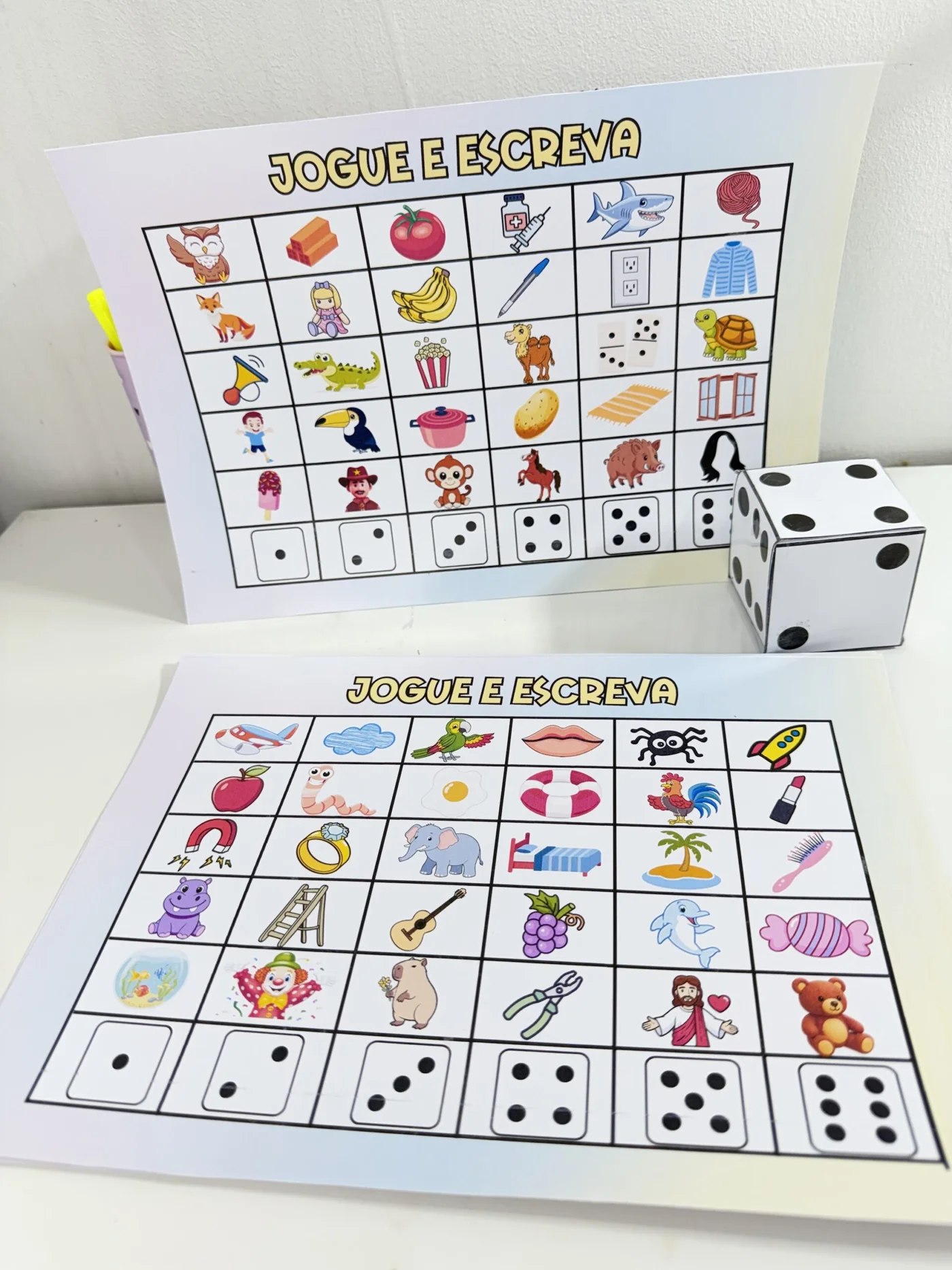 Jogue e escreva — amostra 1: *Jogo Educativo “Jogue e Escreva”* Atividade divertida 🎉 para crianças aprenderem a escrever…