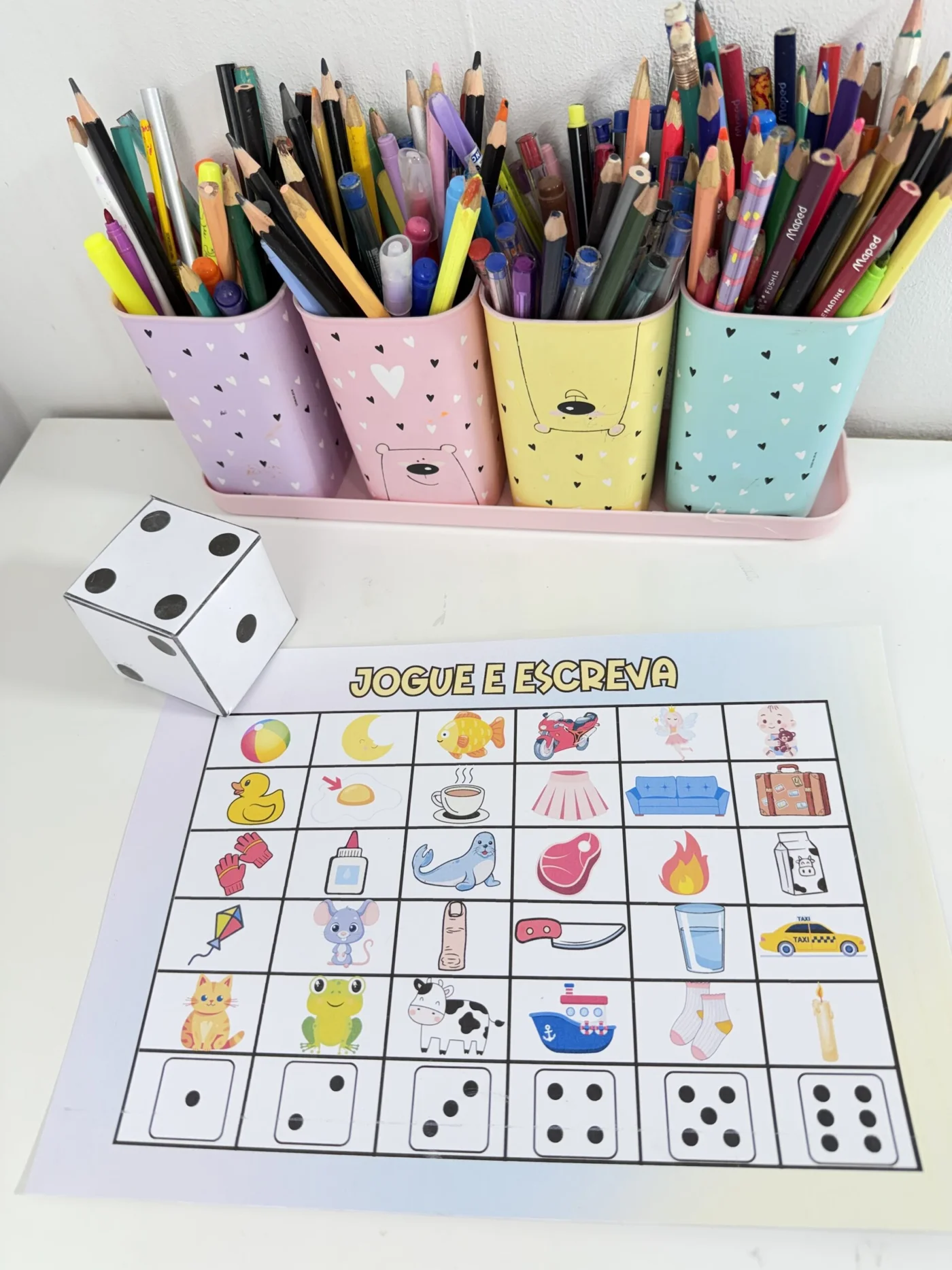 Jogue e escreva — amostra 3: *Jogo Educativo “Jogue e Escreva”* Atividade divertida 🎉 para crianças aprenderem a escrever…