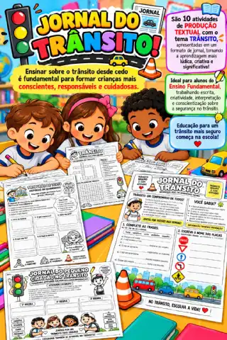 JORNAIS SOBRE O TRÂNSITO — capa do material