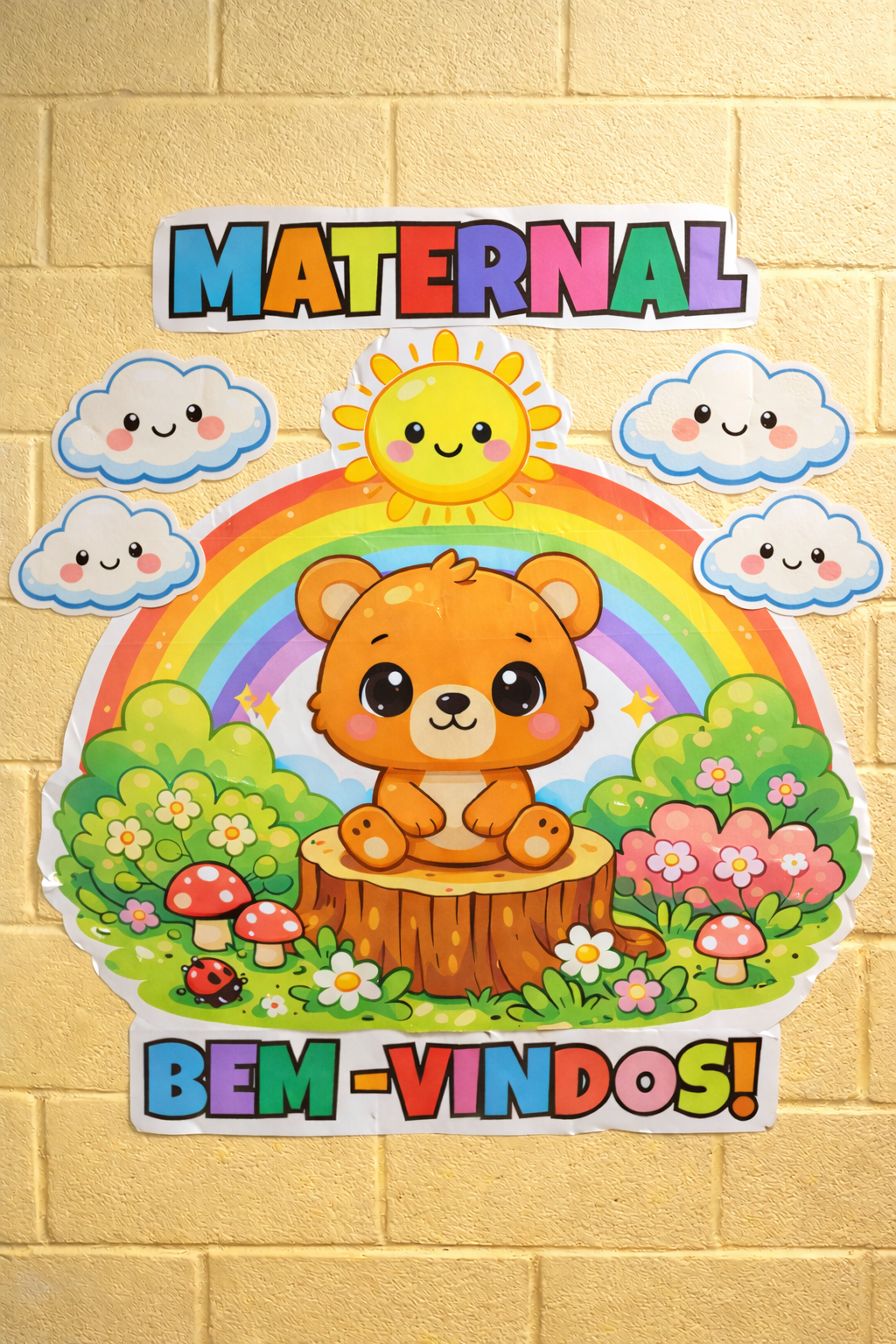 Kit 1º dia de aula para maternal: ursinhos – Material Pedagógico — Datas comemorativas para Educação Infantil: O 1º DIA DE…