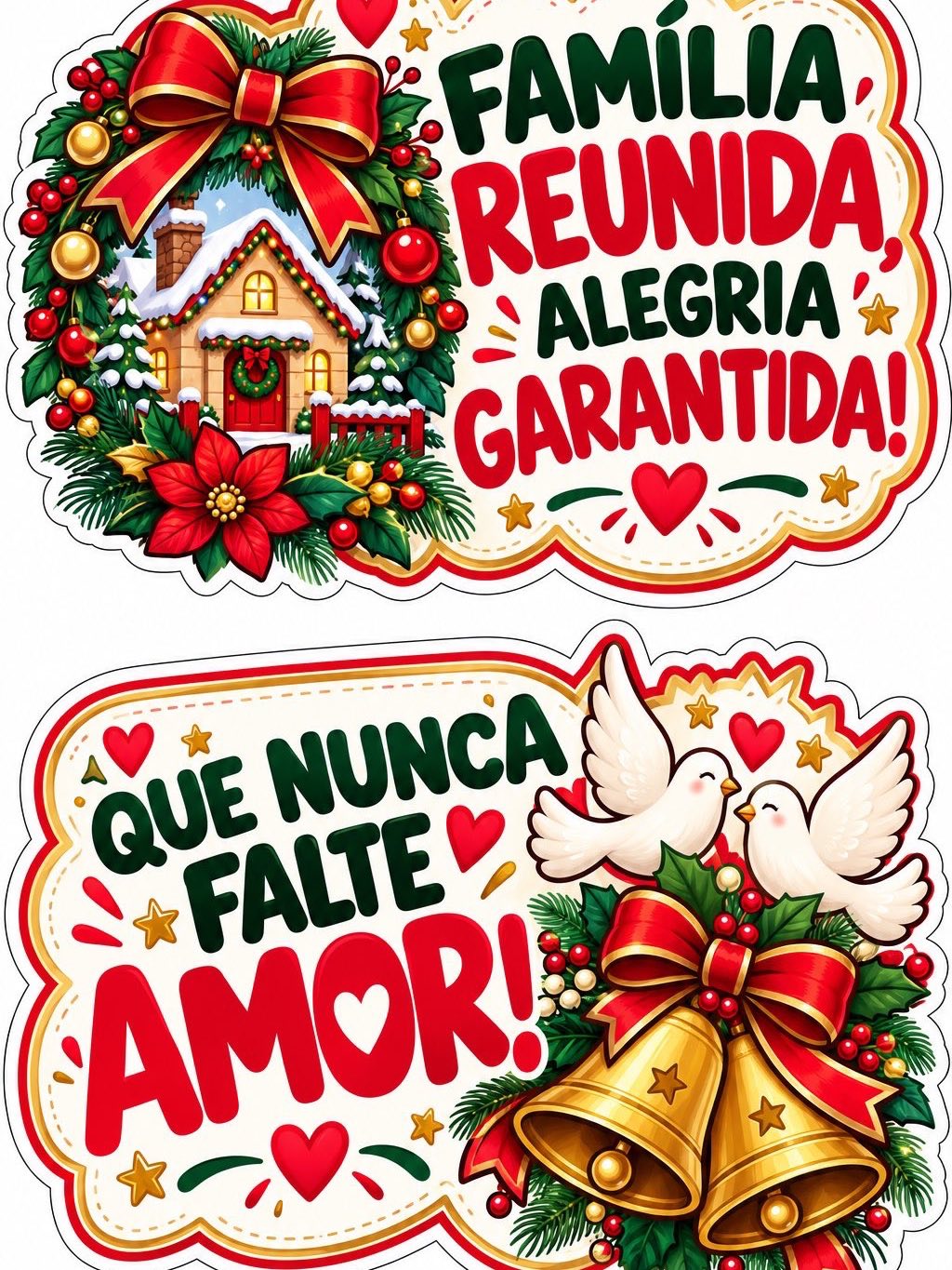 Kit 12 Plaquinhas de Natal para Fotos — PDF para Imprimir — amostra 1: 🎄 Mais diversão e boas lembranças nas fotos de Natal!