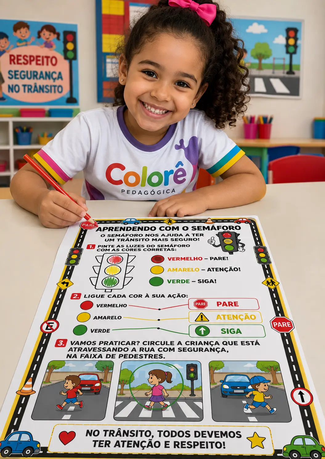 🚦✨ KIT 3 ATIVIDADES EDUCAÇÃO PARA O TRÂNSITO – EDUCAÇÃO INFANTIL ✨🚗 — amostra 4: 🚦✨ KIT EDUCAÇÃO PARA O TRÂNSITO –…