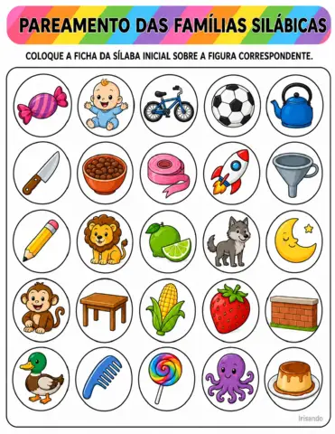 KIT 3 JOGOS DE ALFABETIZAÇÃO – REUTILIZÁVEIS — amostra 2: Kit 3 Jogos de Alfabetização em PDF, pronto para imprimir