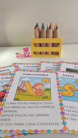 Kit 40 leiturinhas Sílabas Complexas 1º, 2º, 3º Ano-Alfabetização — amostra 1: 📚O Kit com 40 Leiturinhas Complexas foi…