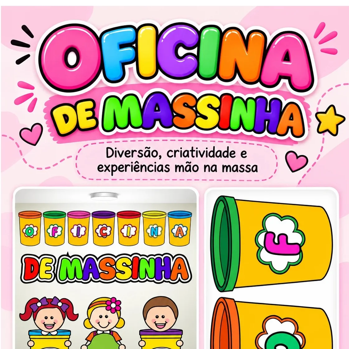 Kit 5 Oficinas para Educação Infantil e Alfabetização | Arquivos PDF — amostra 3: Kit com 5 oficinas pedagógicas para…